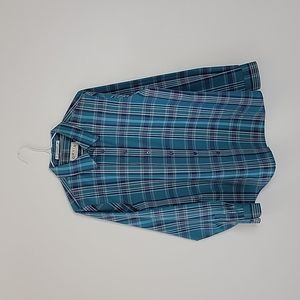 Orvis Ladies Button Down Plaid Shirt Size 12